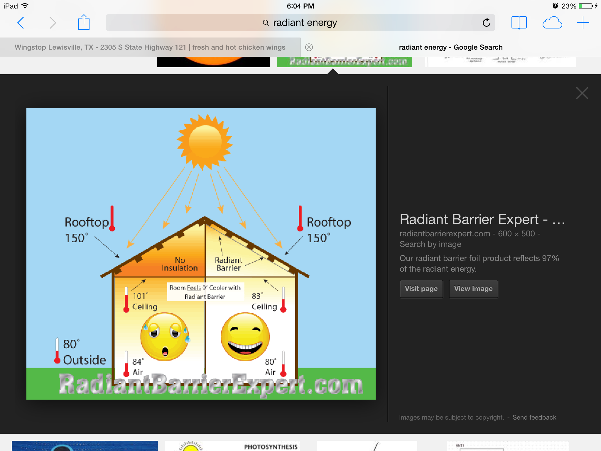 nuclear to radiant energy examples