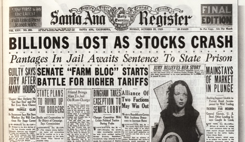 the great depression and the stock market